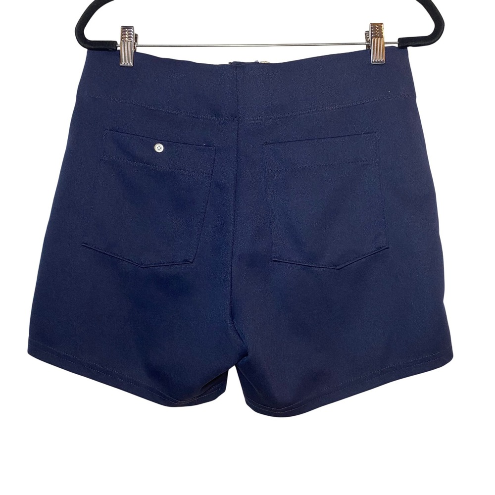 Vtg Mens 33 Baseball Softball Shorts Navy Blue Central Tavern Pub Beer 90s - Picture 2 of 4